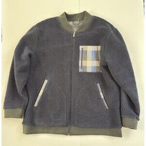 Pendleton Umatilla Camp Fleece Deep Pile Full Zip Jacket Blue Men’s Size XXL
